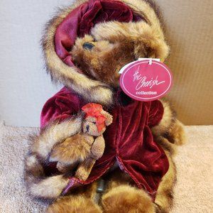Nova Plush Cherish Teddy Bear Wearing Velvet Cape